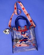 NFL Buffalo Bills Clear Convertible Backpack & Tote Crossbody Stadium Bag - Image 2