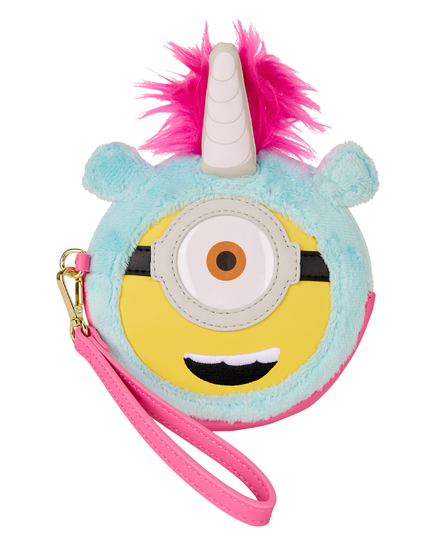 Minions Fluffy Unicorn Exclusive Costume Plush Wristlet Wallet