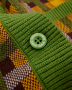 Pluto 95th Anniversary Plaid Knit Cardigan - Image 7