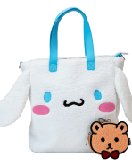 Sanrio Cinnamoroll Cosplay Sherpa Tote Crossbody Bag With Coin Bag - Image 4