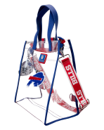 NFL Buffalo Bills Clear Convertible Backpack & Tote Crossbody Stadium Bag - Image 4