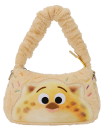 Zootopia 2 Officer Clawhauser Cotton Candy Plush Cosplay Crossbody Bag