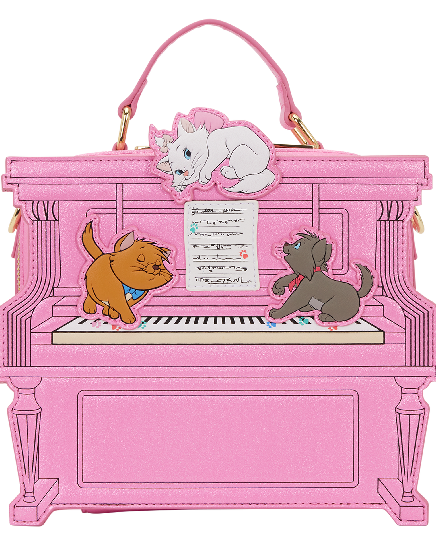 The Aristocats Figural Piano Crossbody Bag
