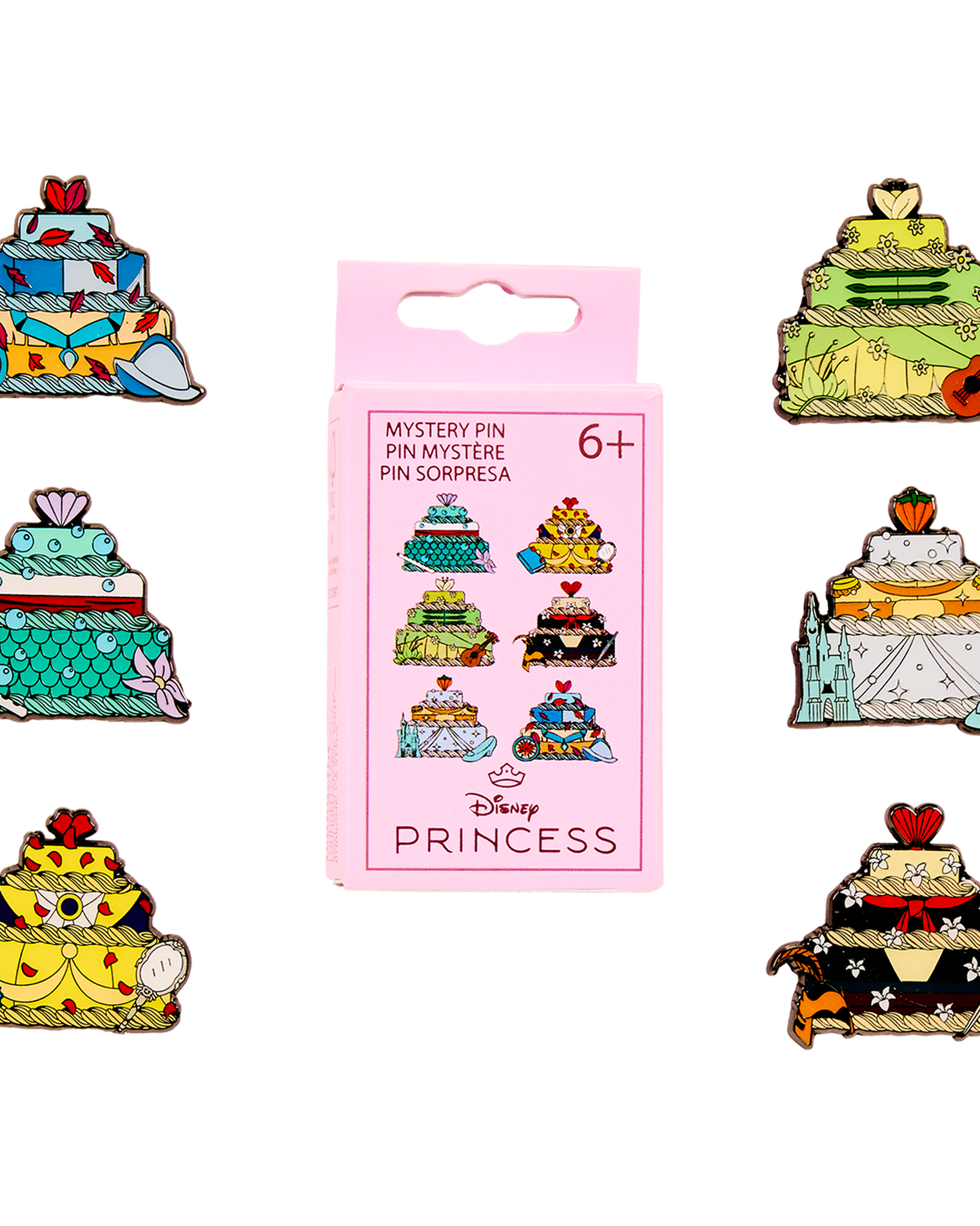 Disney Princess Exclusive Couple Cakes Mystery Box Pin