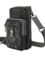 Wednesday Black Roses Cell Phone Crossbody Bag with Coin Bag - Image 4