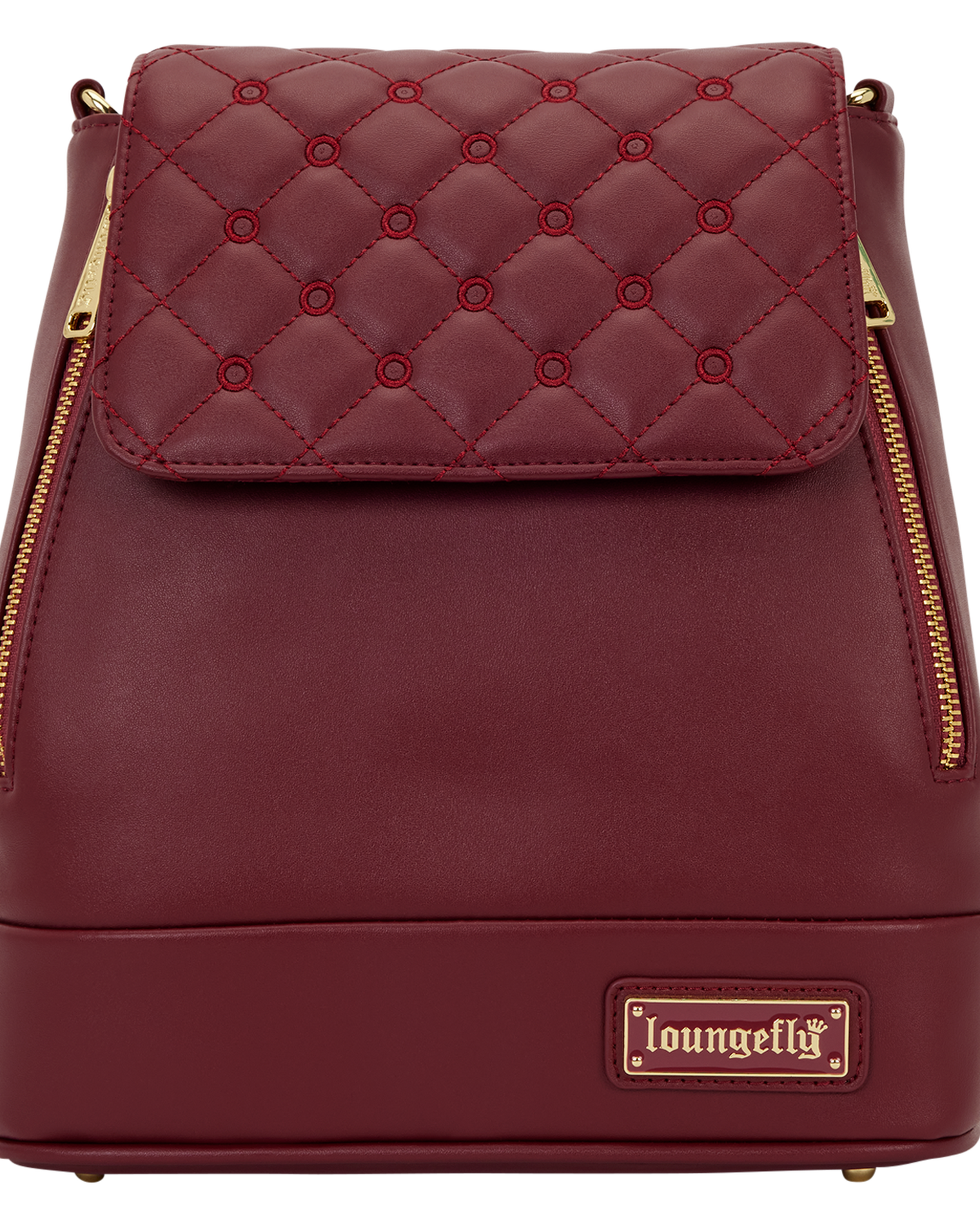 Loungefly The Lilly Red Convertible Mini Backpack & Crossbody Pin Trader Bag