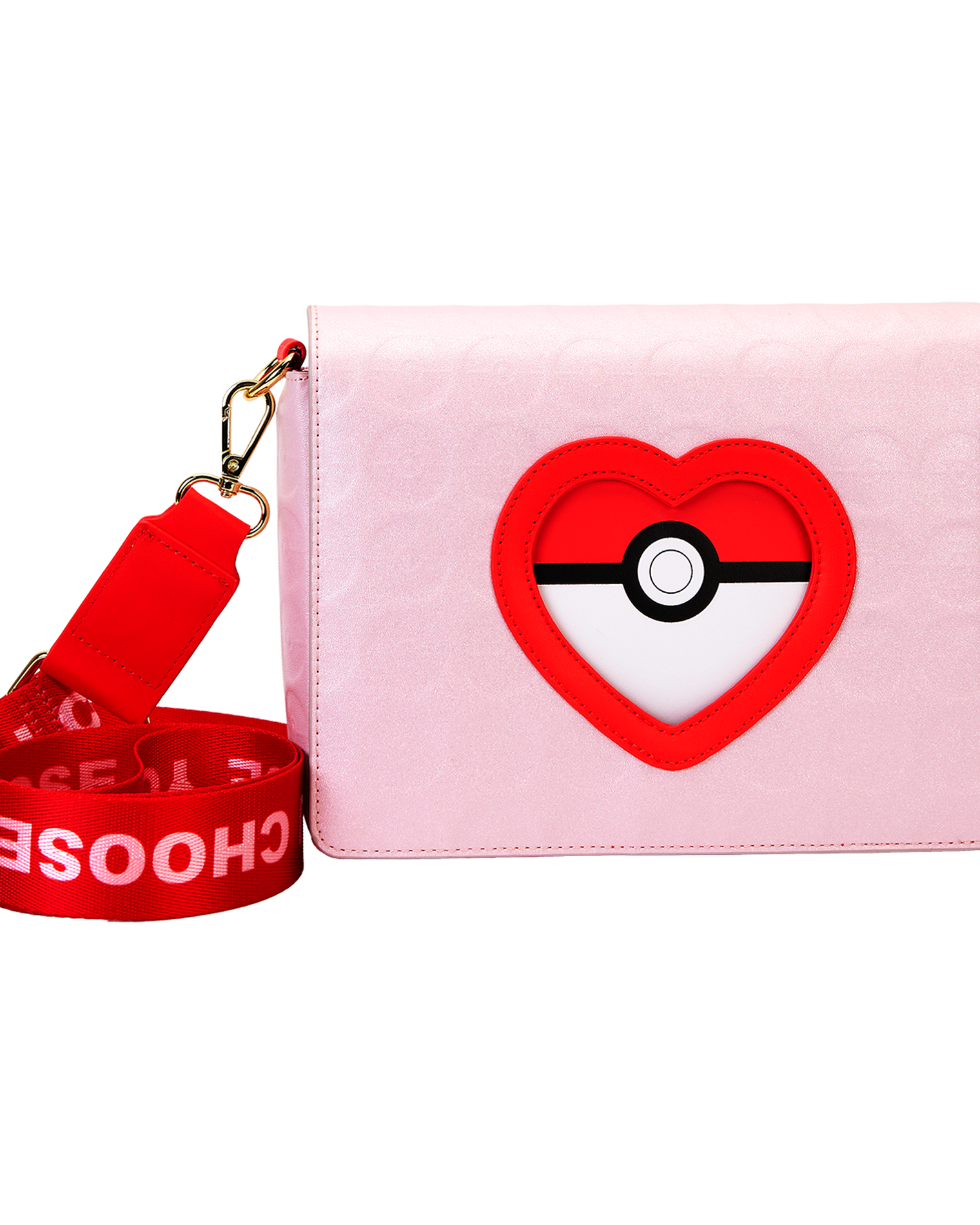 Pokémon Exclusive I Choose You Hearts Crossbody Bag