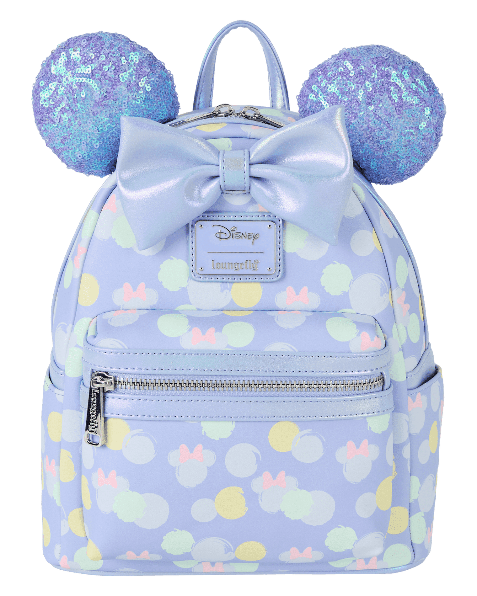 Minnie Mouse Exclusive Iridescent All-Over Print Sequin Ear Mini Backpack