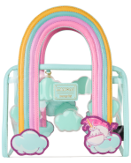 Minions Fluffy Unicorn Rainbow Clear Mini Tote Crossbody Bag - Image 4
