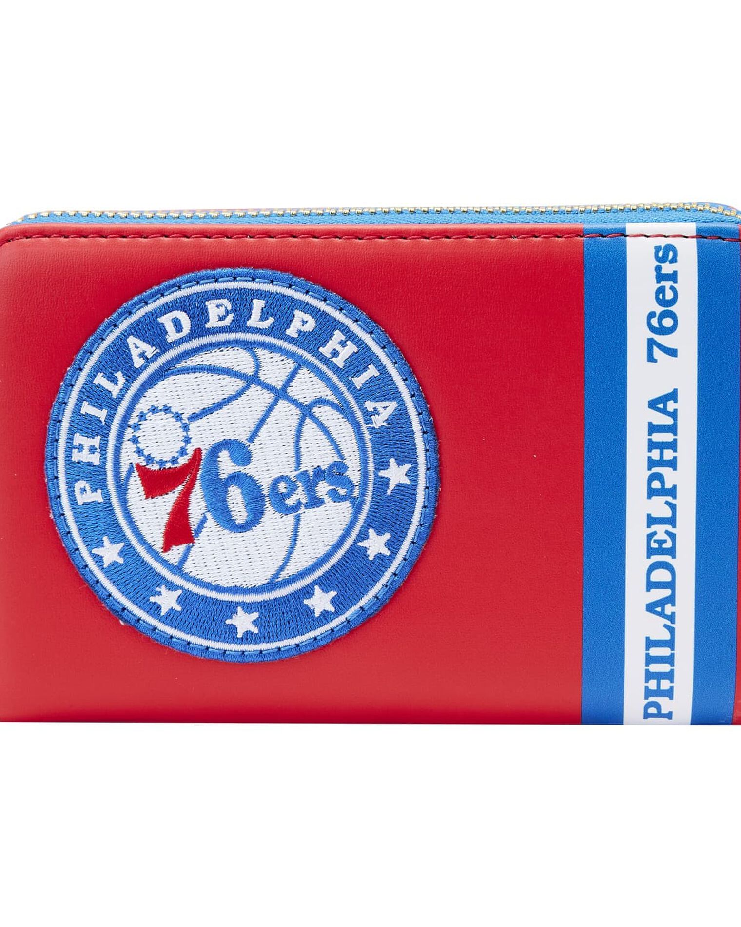 NBA Philadelphia 76ers Patch Icons Zip Around Wallet