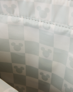 Mickey Mouse Checkered Texture Convertible Backpack & Tote Crossbody Bag - Image 7