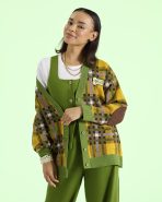 Pluto 95th Anniversary Plaid Knit Cardigan - Image 3