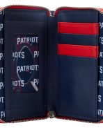 NFL New England Patriots Patches Zip Around Wallet - Image 4