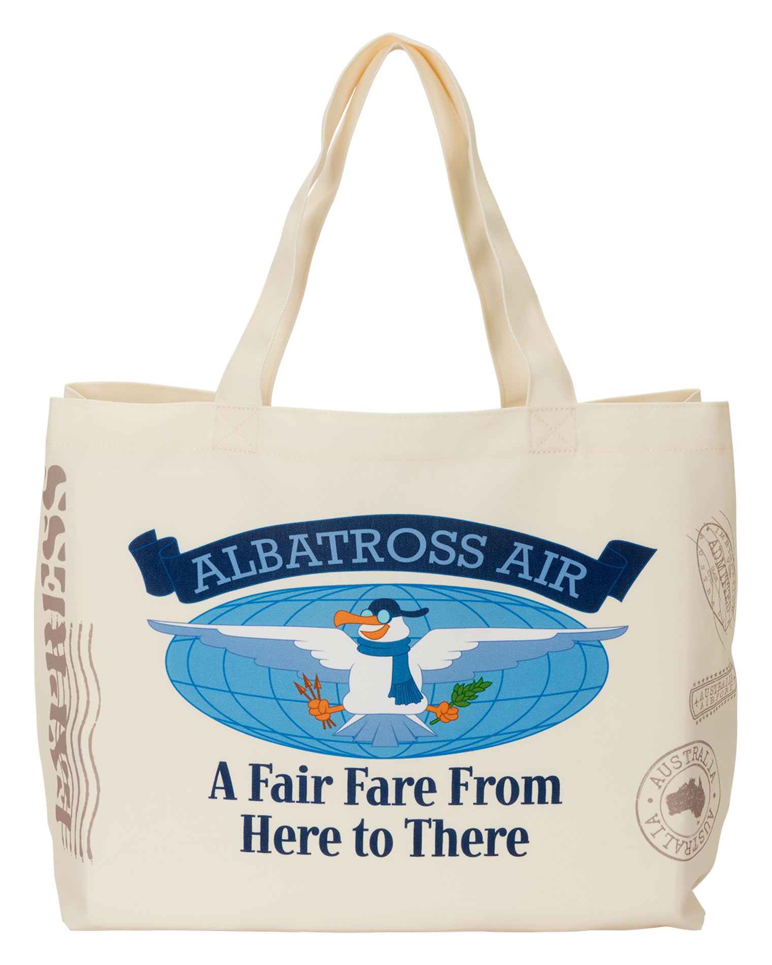 The Rescuers Down Under Albatross Air Oversized Canvas Tote Bag