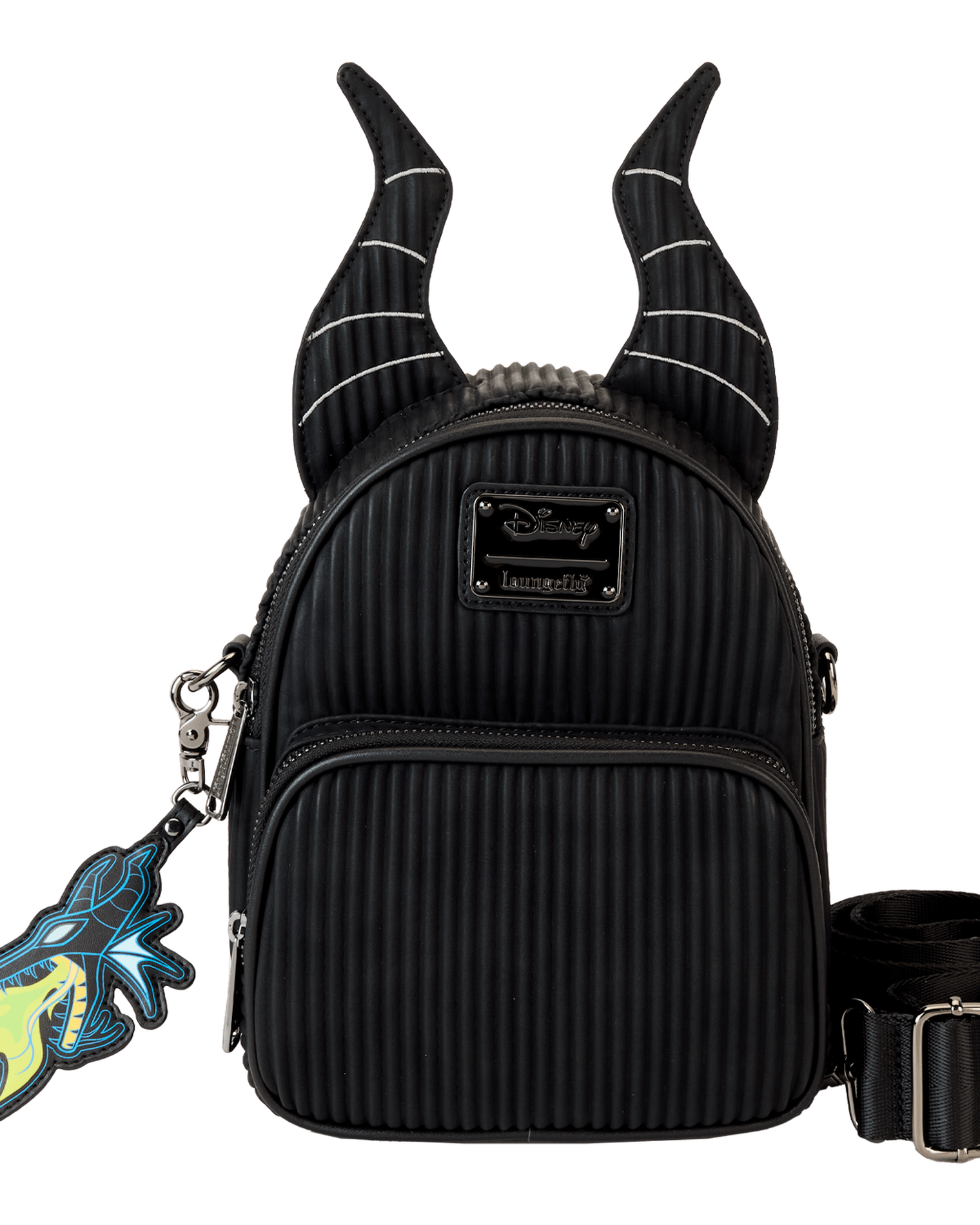 Sleeping Beauty Maleficent Dragon Convertible Mini Backpack & Crossbody Bag