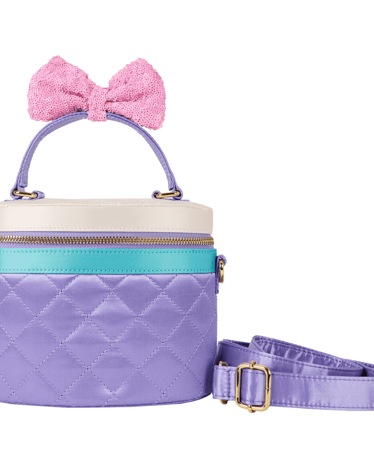 Daisy Duck 85th Anniversary Sequin Quilted Crossbody Bag