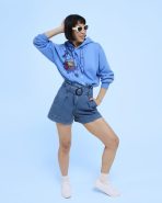 SDCC Limited Edition Stitch Floral Unisex Hoodie - Image 3