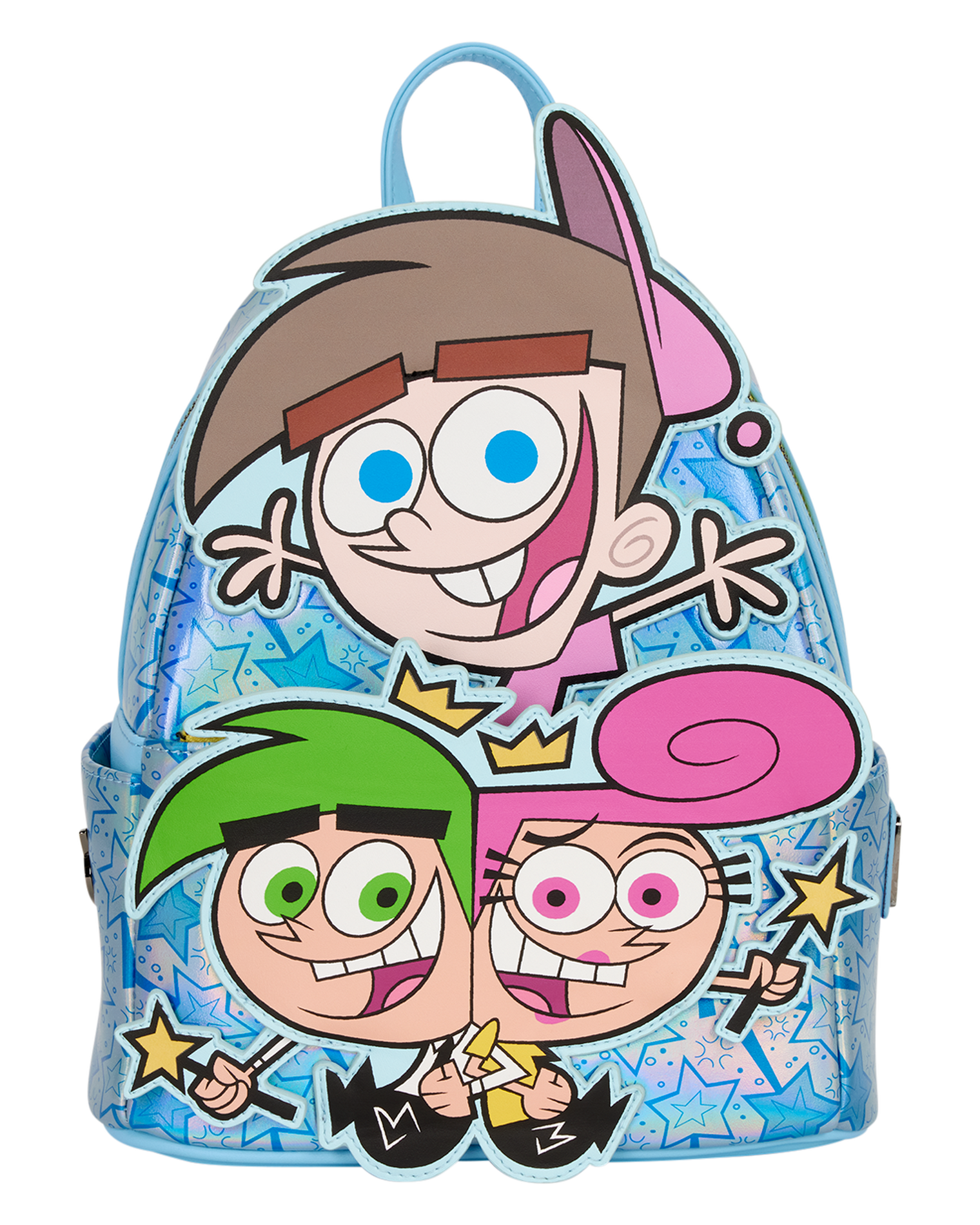 NYCC Limited Edition The Fairly OddParents Timmy, Cosmo, & Wanda Glow Mini Backpack