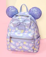 Minnie Mouse Exclusive Iridescent All-Over Print Sequin Ear Mini Backpack - Image 2