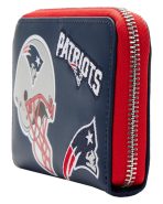 NFL New England Patriots Patches Zip Around Wallet - Image 2