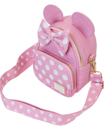 Minnie Mouse Woven Texture Convertible Mini Backpack & Crossbody Bag - Image 6