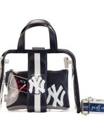 MLB NY Yankees Clear Tote Crossbody Stadium Bag with Pouch 