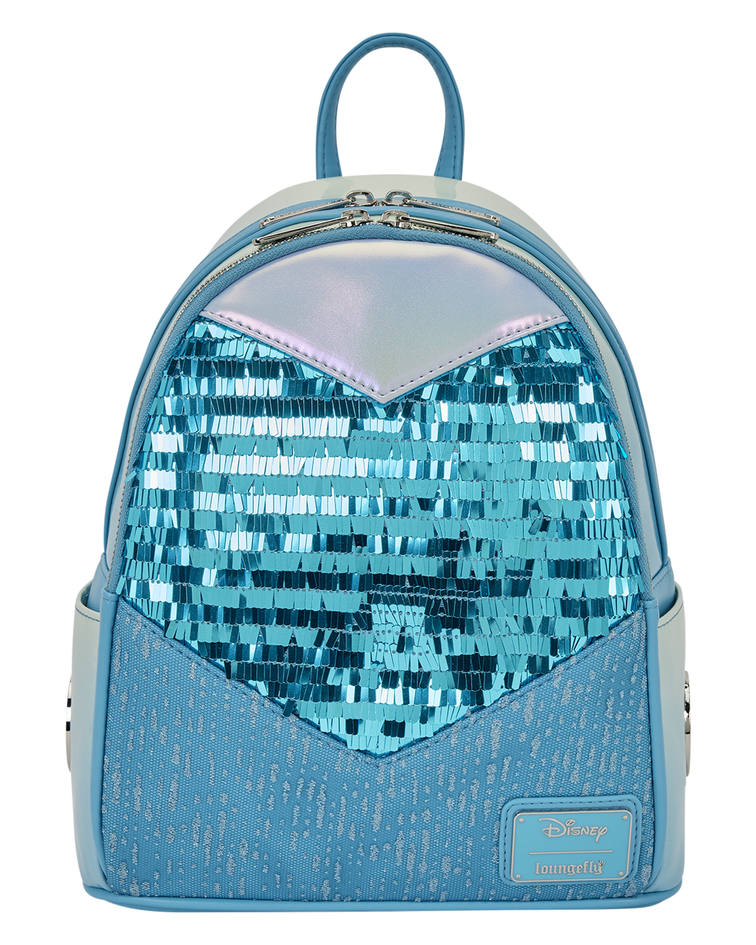 Frozen Elsa Glitter Sequin Cosplay Mini Backpack