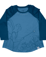 Pinocchio Blue Fairy Unisex Raglan Tee