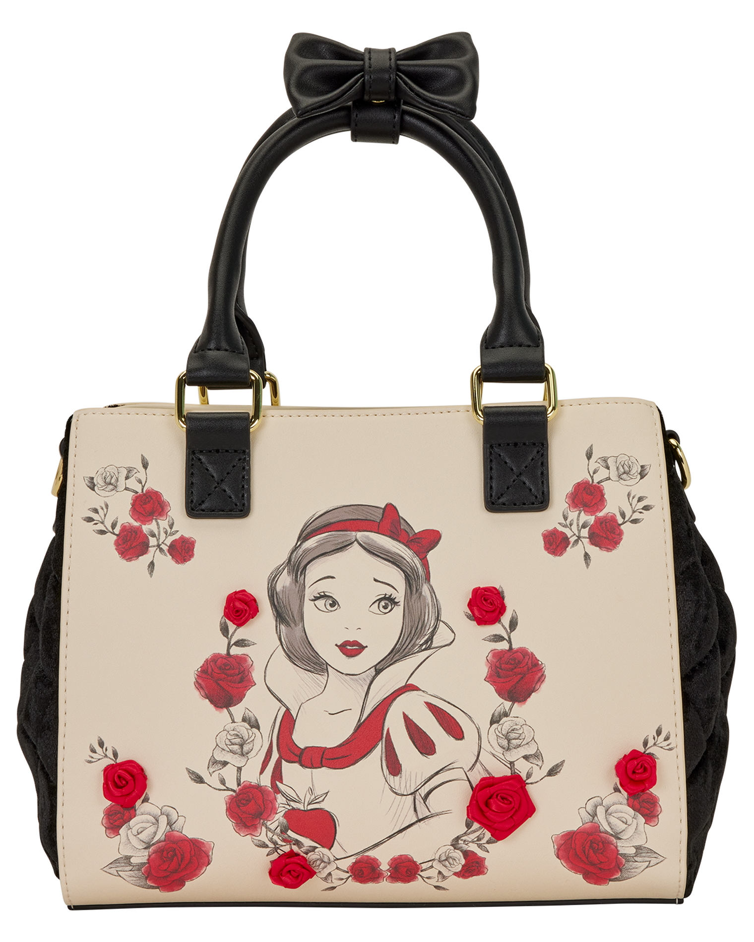 Snow White Exclusive Roses Tote Crossbody Bag
