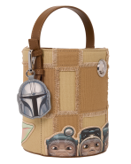The Mandalorian Grogu & Anzellan Drawstring Bucket Crossbody Bag with Coin Bag - Image 5