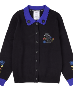 Coraline Floral Cat Collared Cardigan