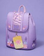 Tangled Rapunzel Exclusive Floral Flap Mini Backpack with Coin Bag - Image 4