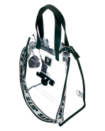 NFL New York Jets Clear Convertible Backpack & Tote Crossbody Stadium Bag - Image 4