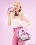 Sanrio Exclusive Hello Kitty Vintage TV Lenticular Zip Around Wallet - Image 3