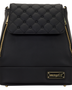Loungefly The Lilly Black Convertible Mini Backpack & Crossbody Pin Trader Bag