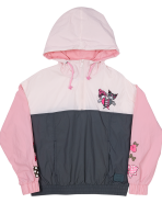 Sanrio My Melody & Kuromi Half-Zip Unisex Windbreaker Jacket
