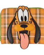 Pluto 95th Anniversary Plaid Zip Around Wallet