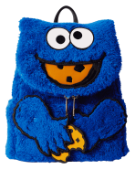 Sesame Street Cookie Monster Plush Cosplay Mini Backpack With Coin Bag
