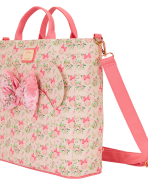 Minnie Mouse Floral All-Over Print Convertible Backpack & Tote Crossbody Bag - Image 5