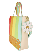Classic Good Luck Trolls Plush Glitter Tote Crossbody Bag with Coin Bag - Image 4