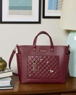 Loungefly The Mo Red Convertible Backpack & Tote Crossbody Pin Trader Bag - Image 3