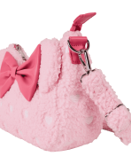 Minnie Mouse Exclusive Hearts Strawberry Scented Sherpa Crossbody Bag - Image 4