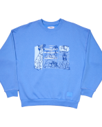 Disney Dogs & Cats Oversized Unisex Crewneck Sweatshirt