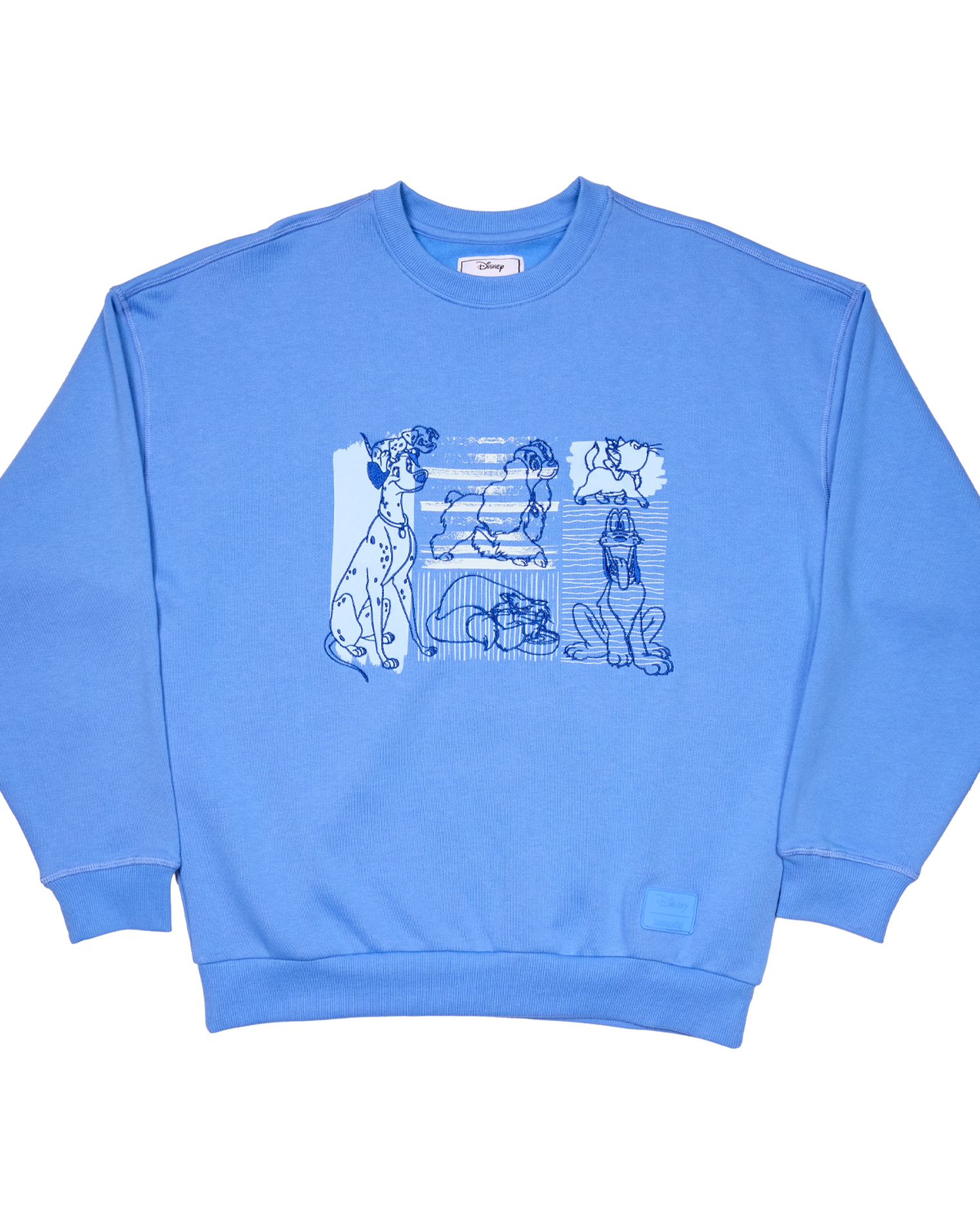 Disney Dogs & Cats Oversized Unisex Crewneck Sweatshirt