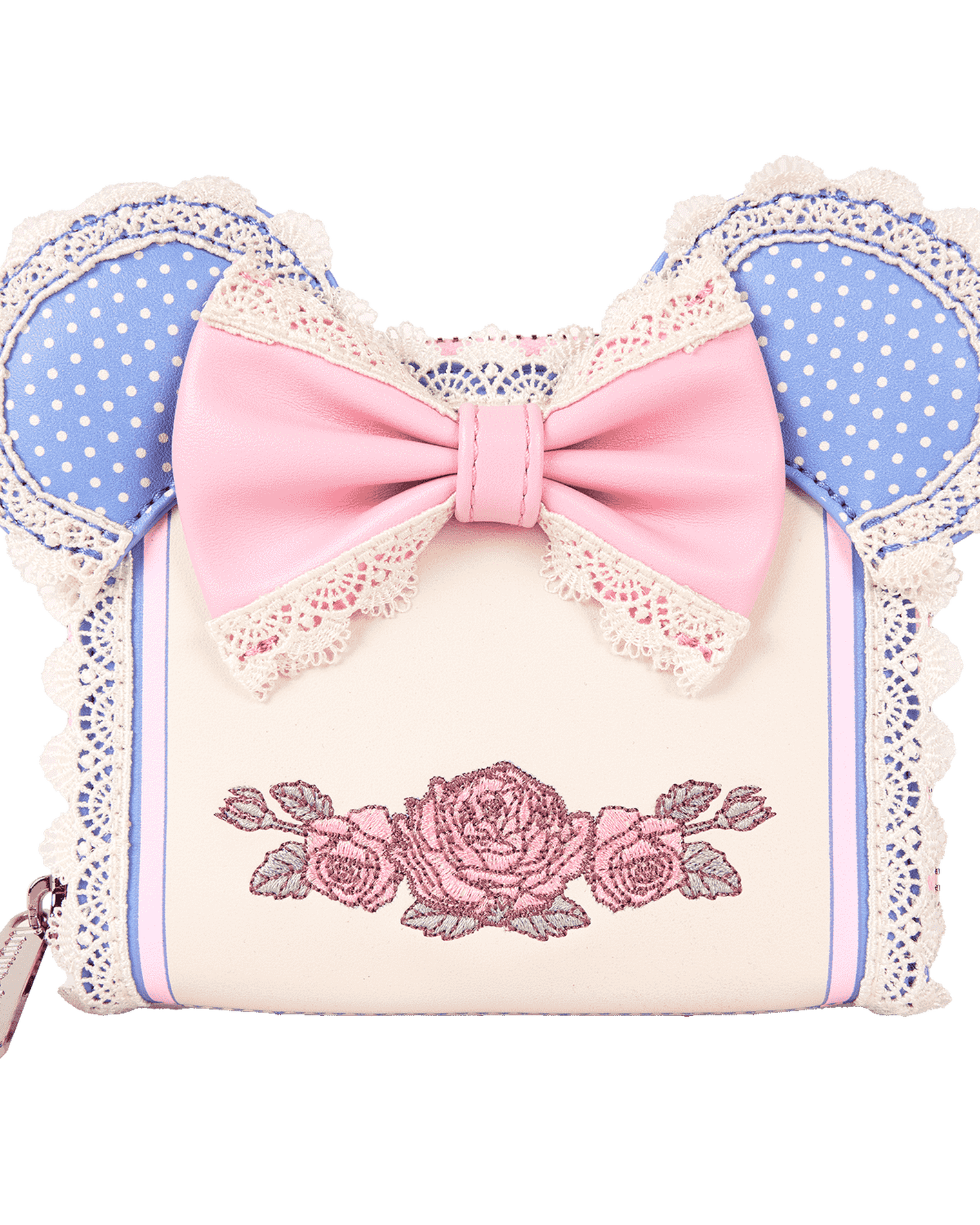 Minnie Mouse Floral and Lace Zip Around Wallet