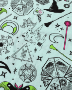Wicked Elphaba & Glinda All-Over Print Unisex Tee - Image 5