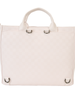 Minnie Mouse Checkered Texture Convertible Backpack & Tote Crossbody Bag - Image 6