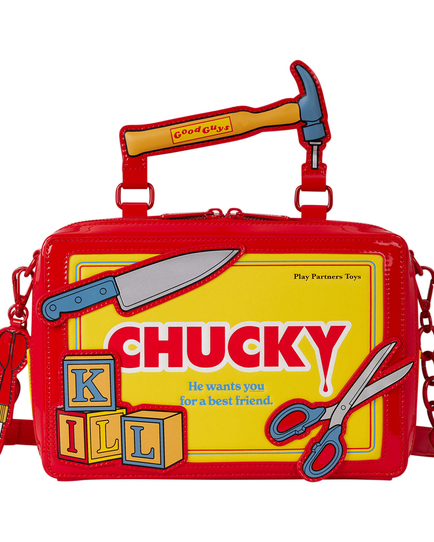 Chucky Good Guys Tool Chest Crossbody Bag