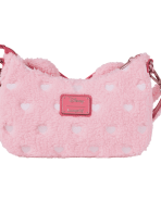 Minnie Mouse Exclusive Hearts Strawberry Scented Sherpa Crossbody Bag - Image 5
