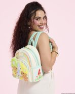 Classic Good Luck Trolls Plush Glitter Mini Backpack - Image 3